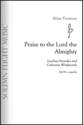 Praise to the Lord the Almighty SATB choral sheet music cover